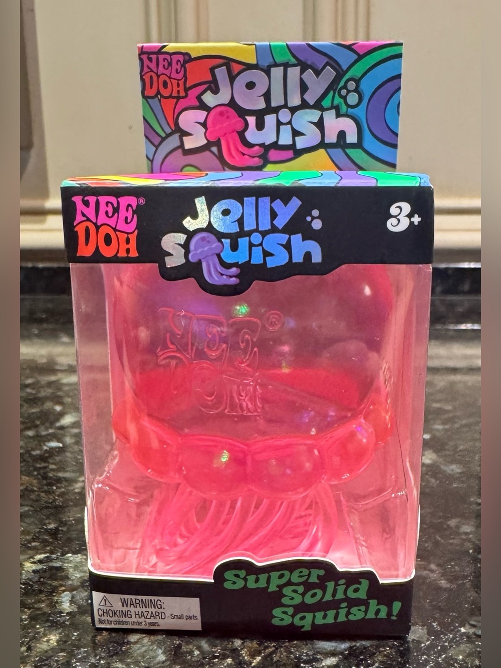 Nee Doh viral JellyfishSquish Pink Jellyfish Squishy Toy-Authentic